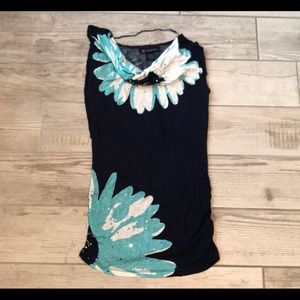 INC SCOOP NECK TOP